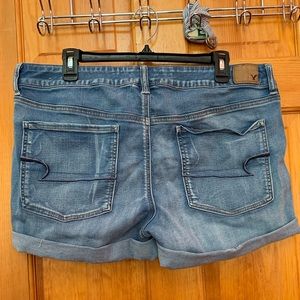 Midi Denim Shorts